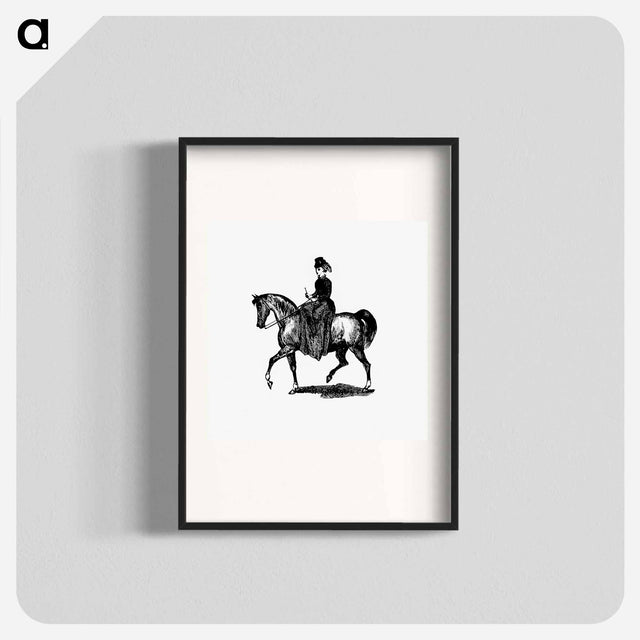 アートポスター-Lady on Horseback: A London Guide
 - 大英図書館 Poster.