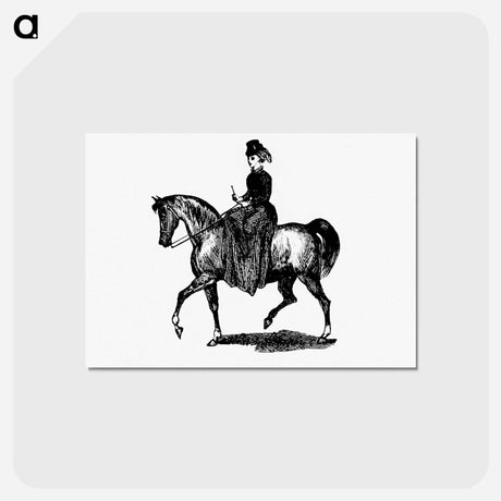 アートポストカード-Lady on Horseback: A London Guide
 - 大英図書館 Postcard.