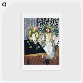 アートポストカード-The Black Table - アンリ マティス Postcard.