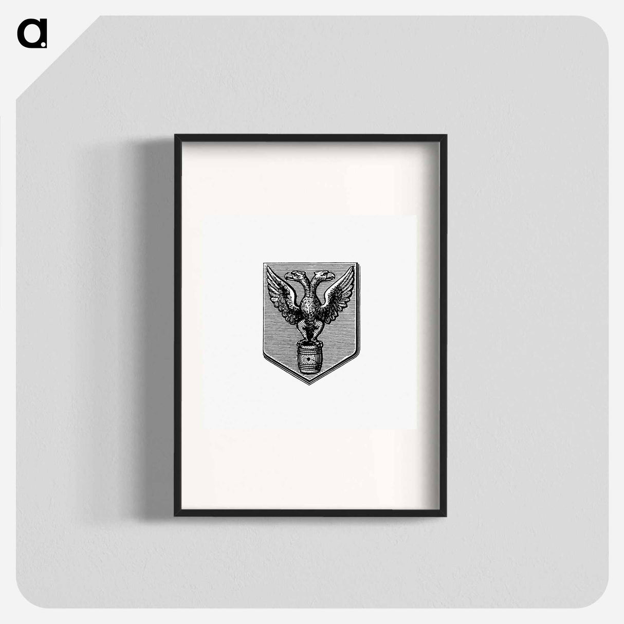 アートポスター-Double-Headed Bird in a Shield
 - 大英図書館 Poster.