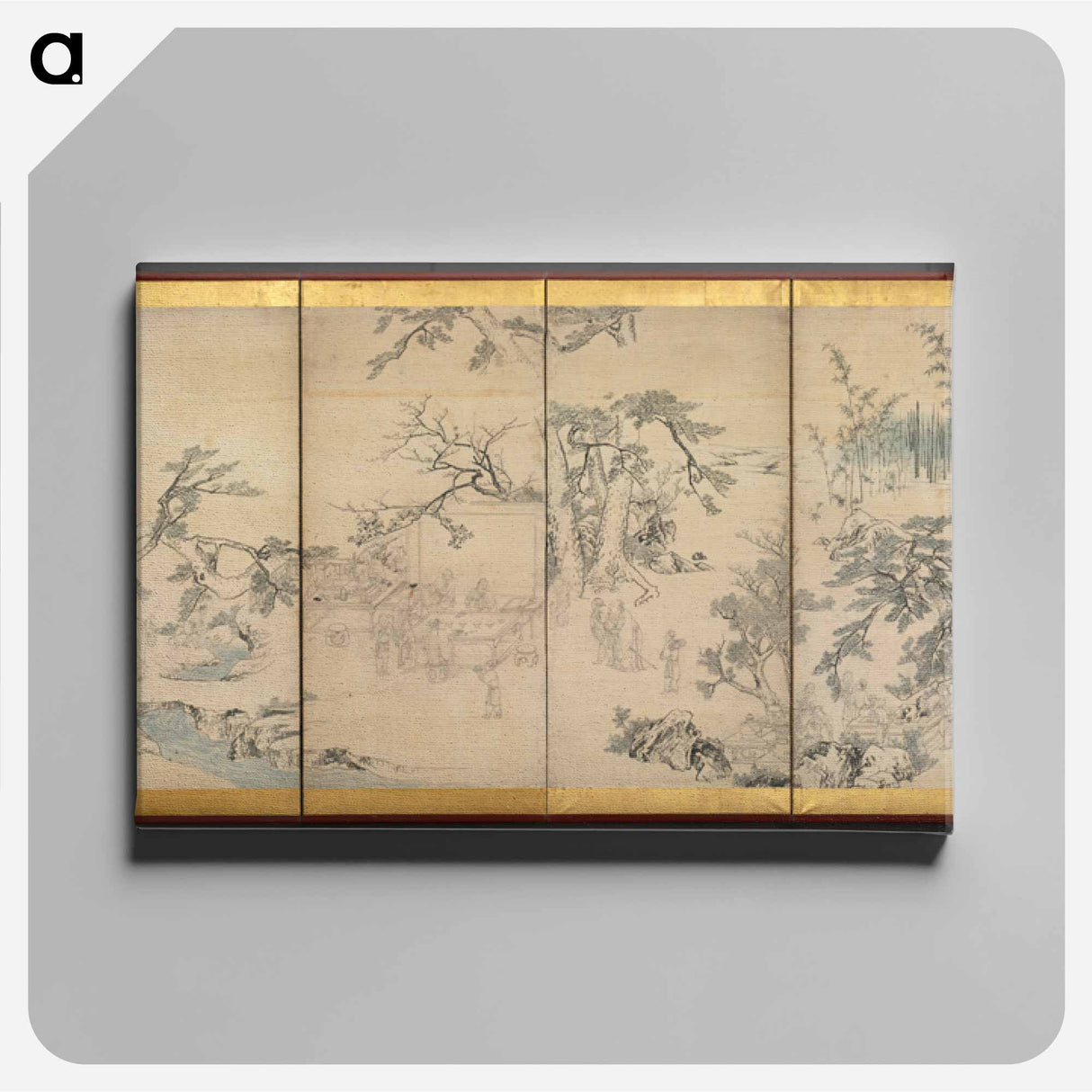 アートパネル-Literary Gathering in the Orchid Pavilion
 - クリーブランド美術館 Canvas.