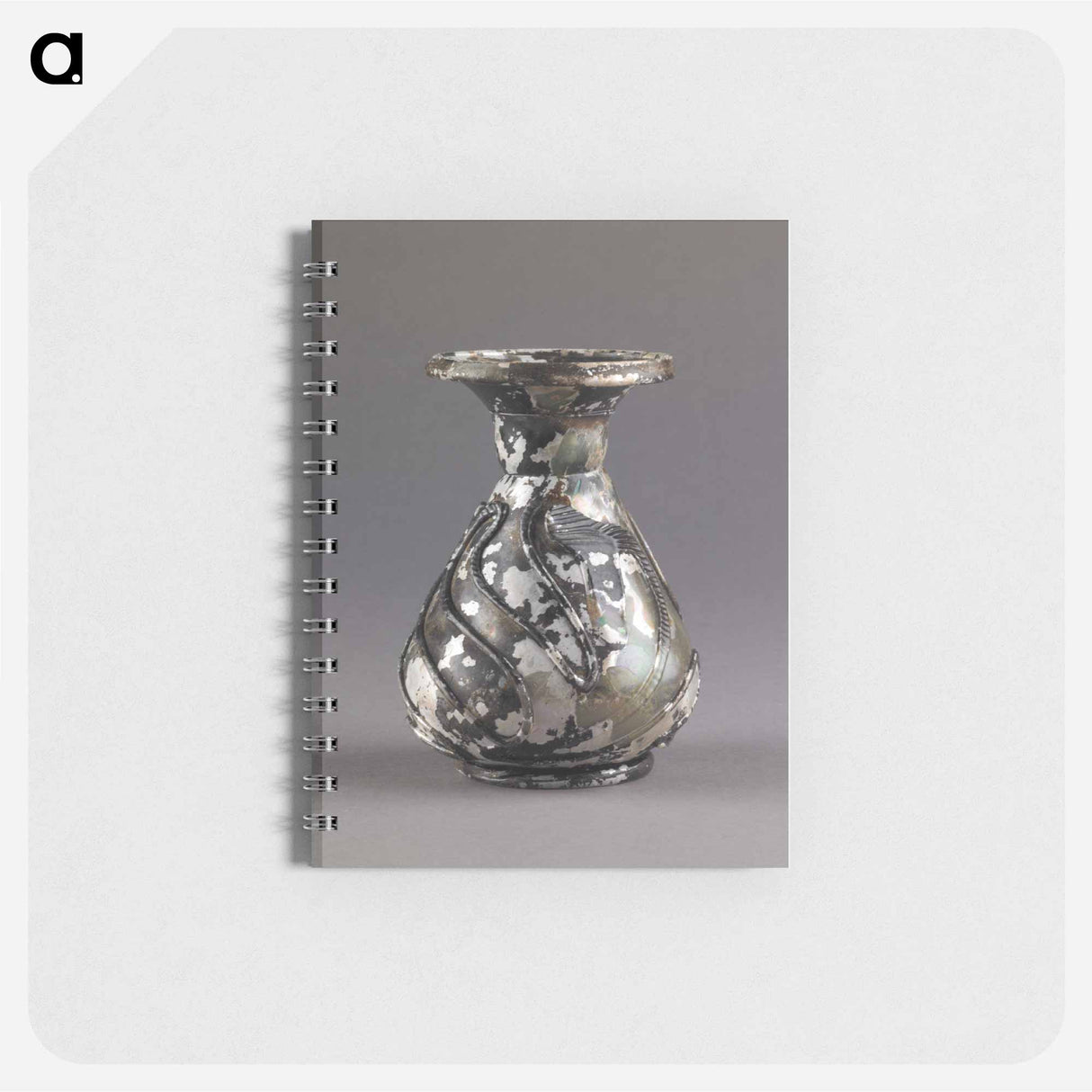 アートメモ帳-Dropper Flask with Snake-thread Decoration
 - セントルイス美術館 Memo.