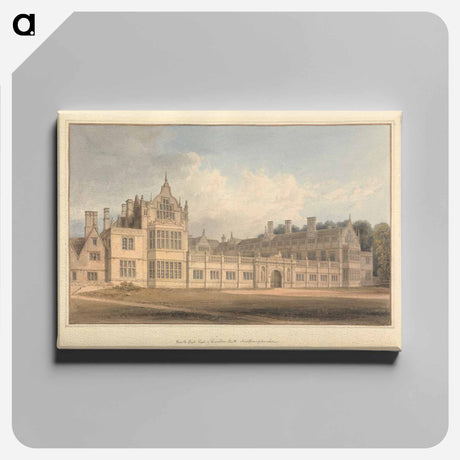 アートパネル-South East View of Rushton Hall, Northamptonshire
 - イェール大学アートギャラリー Canvas.