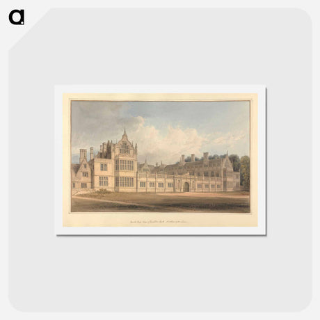 アートポストカード-South East View of Rushton Hall, Northamptonshire
 - イェール大学アートギャラリー Postcard.