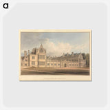 アートポストカード-South East View of Rushton Hall, Northamptonshire
 - イェール大学アートギャラリー Postcard.