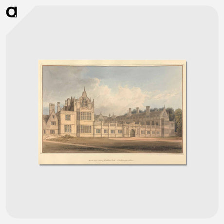 アートポストカード-South East View of Rushton Hall, Northamptonshire
 - イェール大学アートギャラリー Postcard.