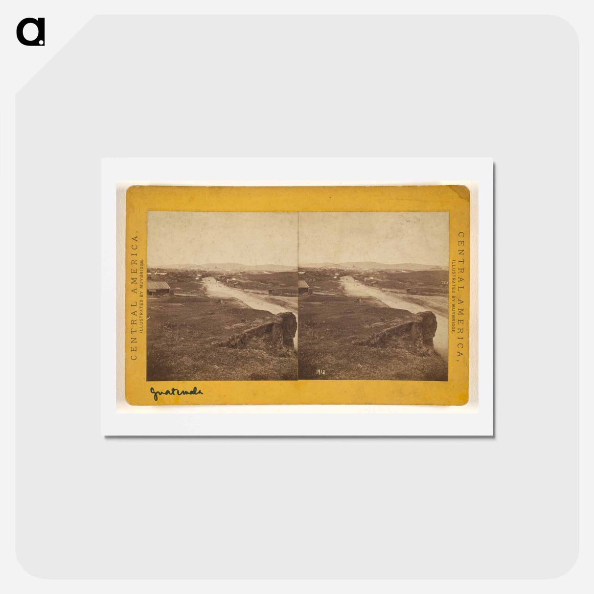 アートポストカード-Guatemala, from the South
 - エドワード マイブリッジ Postcard.