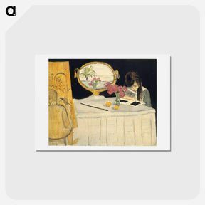 アートポストカード-The Painting Lesson - アンリ マティス Postcard.