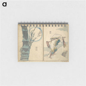 アートメモ帳-Picture Book with Mixed Verses on Jōruri (Puppet Theater) - 葛飾 北斎 Memo.