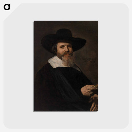 アートポストカード-Portrait of a Man Holding a Watch
 - バーンズ・コレクション Postcard.