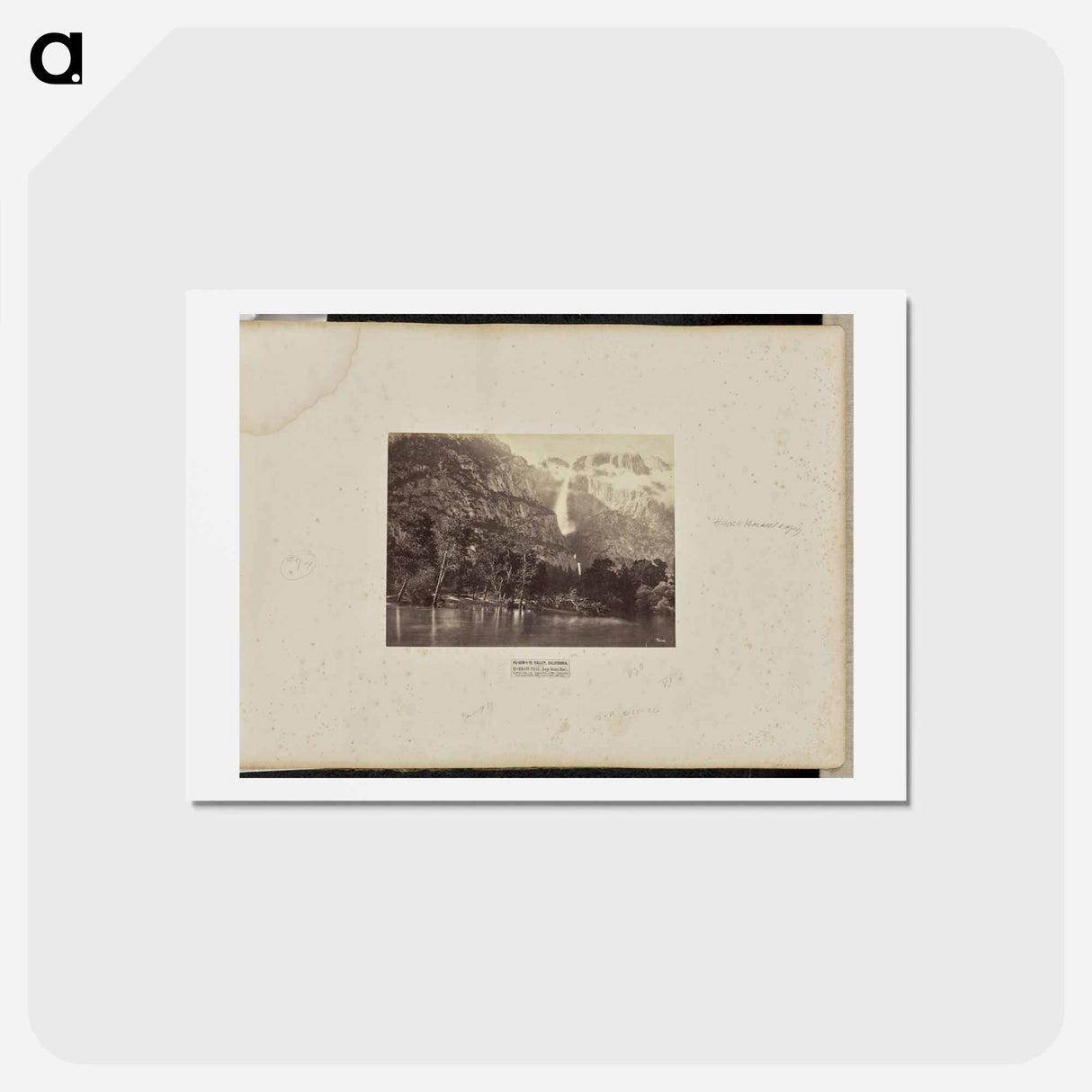 アートポストカード-Yo-Sem-i-te Valley
 - エドワード マイブリッジ Postcard.