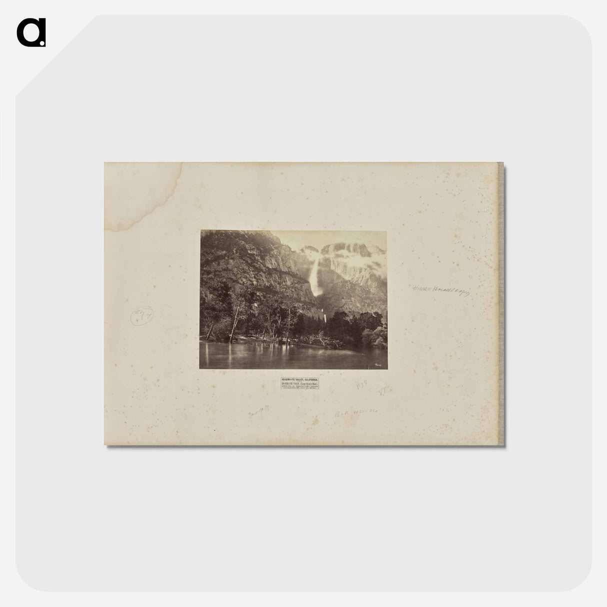 アートポストカード-Yo-Sem-i-te Valley
 - エドワード マイブリッジ Postcard.