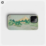 Hokusai's Thirty-six Views of Mount Fuji - 葛飾 北斎 Phone Case.