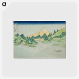 アートポストカード-Hokusai's Thirty-six Views of Mount Fuji - 葛飾 北斎 Postcard.