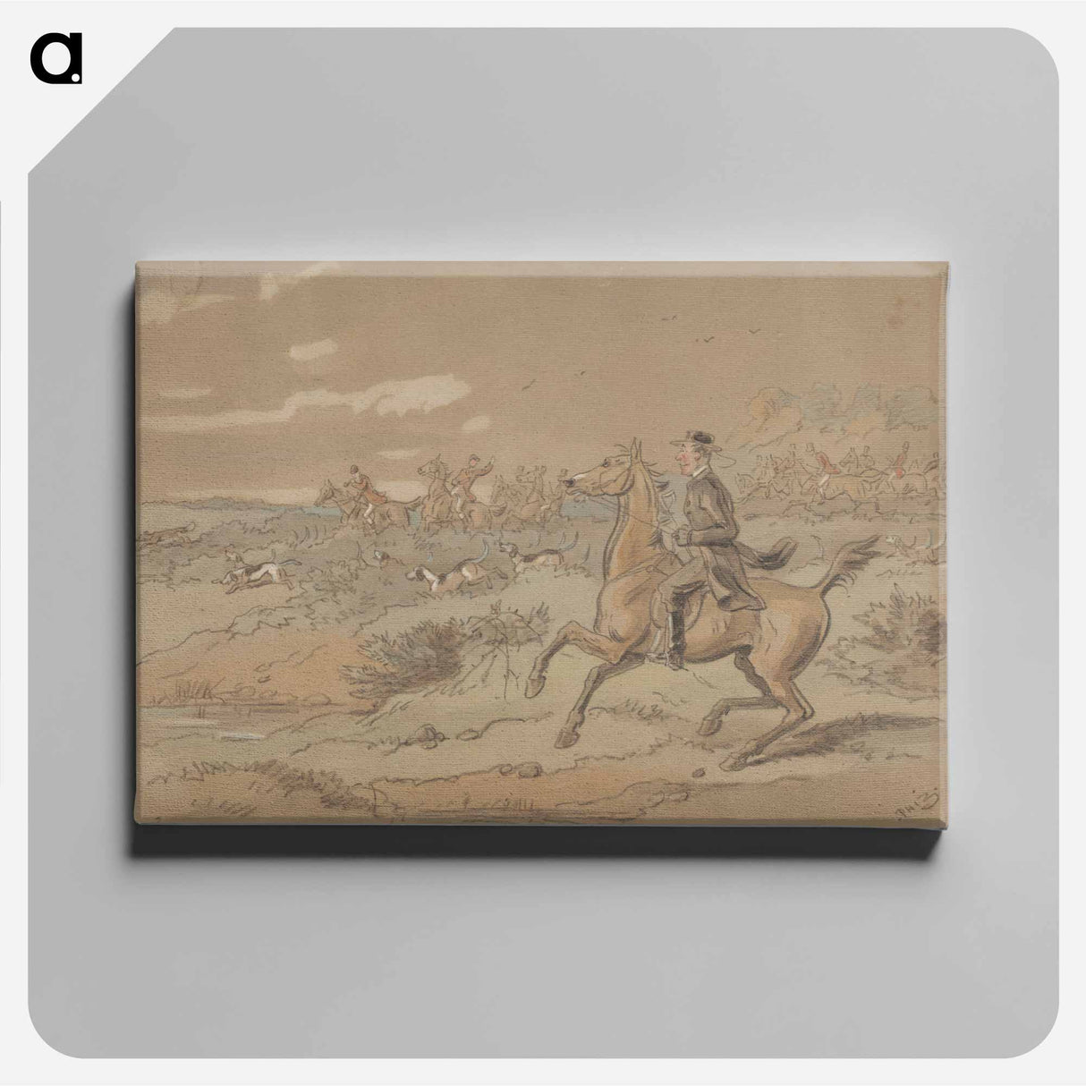 アートパネル-The Sporting Parson: "A Find- and Our Parson Just Follows a Little, to See How His Dear Brethren Behave Themselves"
 - イェール大学アートギャラリー Canvas.