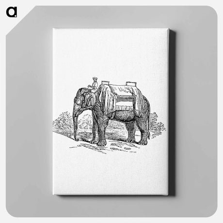 アートパネル-Elephant Ride from Lays of India
 - 大英図書館 Canvas.