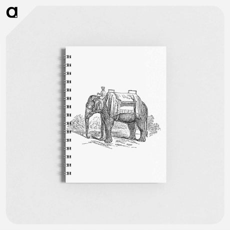 アートメモ帳-Elephant Ride from Lays of India
 - 大英図書館 Memo.