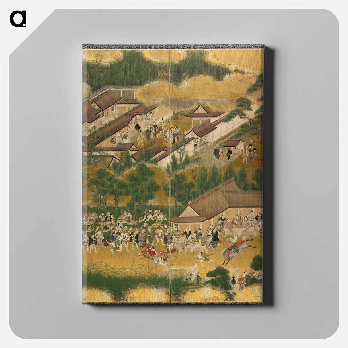 アートパネル-Horse Race at the Kamo Shrine
 - クリーブランド美術館 Canvas.