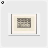 アートポストカード-Ox Walking
 - エドワード マイブリッジ Postcard.