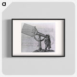 アートポスター-Man Viewing Through an Early Telescope
 - 国立医学図書館 Poster.