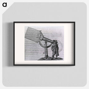 アートポスター-Man Viewing Through an Early Telescope
 - 国立医学図書館 Poster.