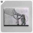 アートパネル-Man Viewing Through an Early Telescope
 - 国立医学図書館 Canvas.