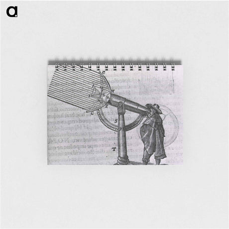 アートメモ帳-Man Viewing Through an Early Telescope
 - 国立医学図書館 Memo.