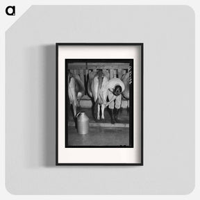 アートポスター-Strapping Cow Legs
 - ラッセル リー Poster.