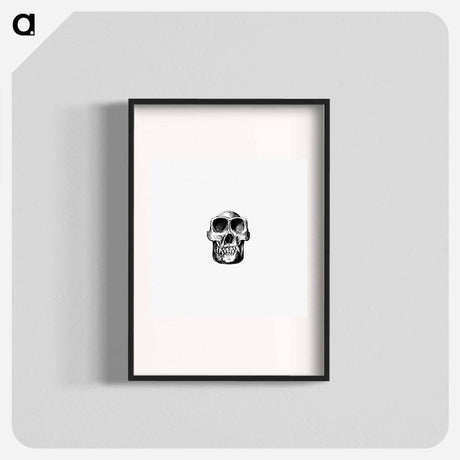 アートポスター-Equatorial African Skull
 - 大英図書館 Poster.