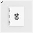 アートメモ帳-Equatorial African Skull
 - 大英図書館 Memo.