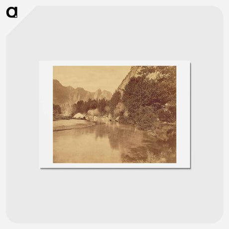 アートポストカード-Discovery Rocks. Valley of the Yosemite
 - エドワード マイブリッジ Postcard.