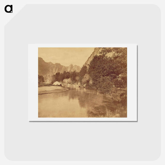 アートポストカード-Discovery Rocks. Valley of the Yosemite
 - エドワード マイブリッジ Postcard.