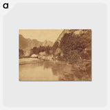 アートポストカード-Discovery Rocks. Valley of the Yosemite
 - エドワード マイブリッジ Postcard.