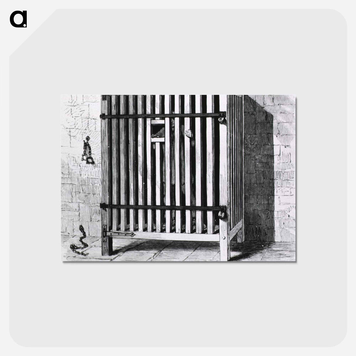 アートポストカード-Belgian Cage
 - 国立医学図書館 Postcard.