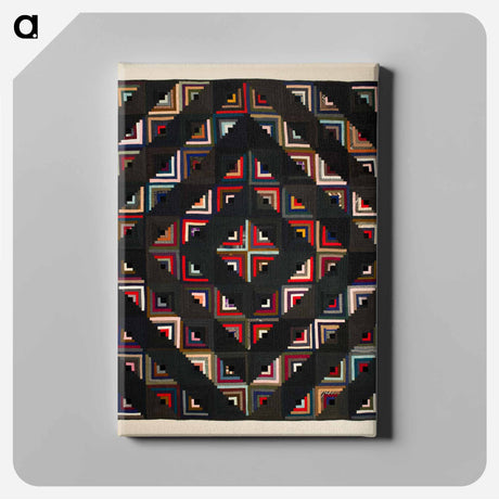 アートパネル-Barn Raising Log Cabin Quilt
 - セントルイス美術館 Canvas.