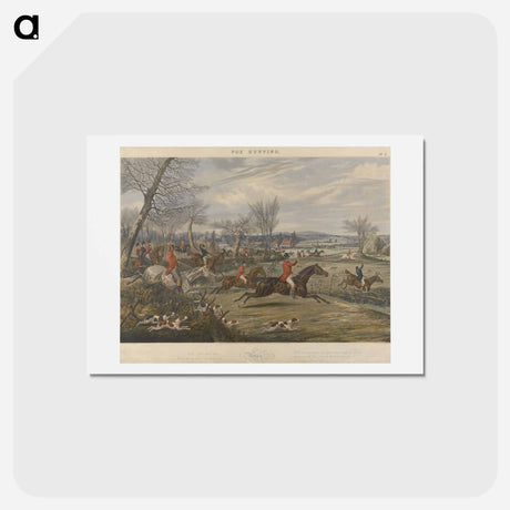 アートポストカード-Fox Hunting: Away!
 - イェール大学アートギャラリー Postcard.
