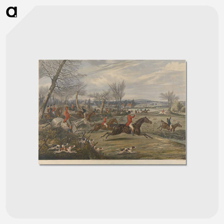 アートポストカード-Fox Hunting: Away!
 - イェール大学アートギャラリー Postcard.