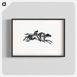 アートポスター-Horse Racing with Jockeys
 - 大英図書館 Poster.