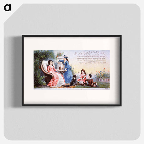 アートポスター-Ayer's Sarsaparilla Advertisement
 - 国立医学図書館 Poster.