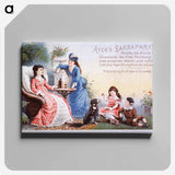 アートパネル-Ayer's Sarsaparilla Advertisement
 - 国立医学図書館 Canvas.
