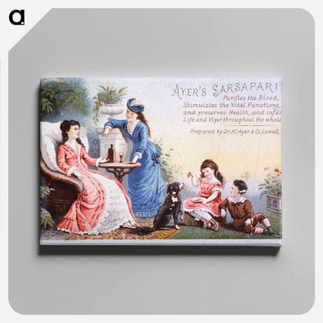 アートパネル-Ayer's Sarsaparilla Advertisement
 - 国立医学図書館 Canvas.