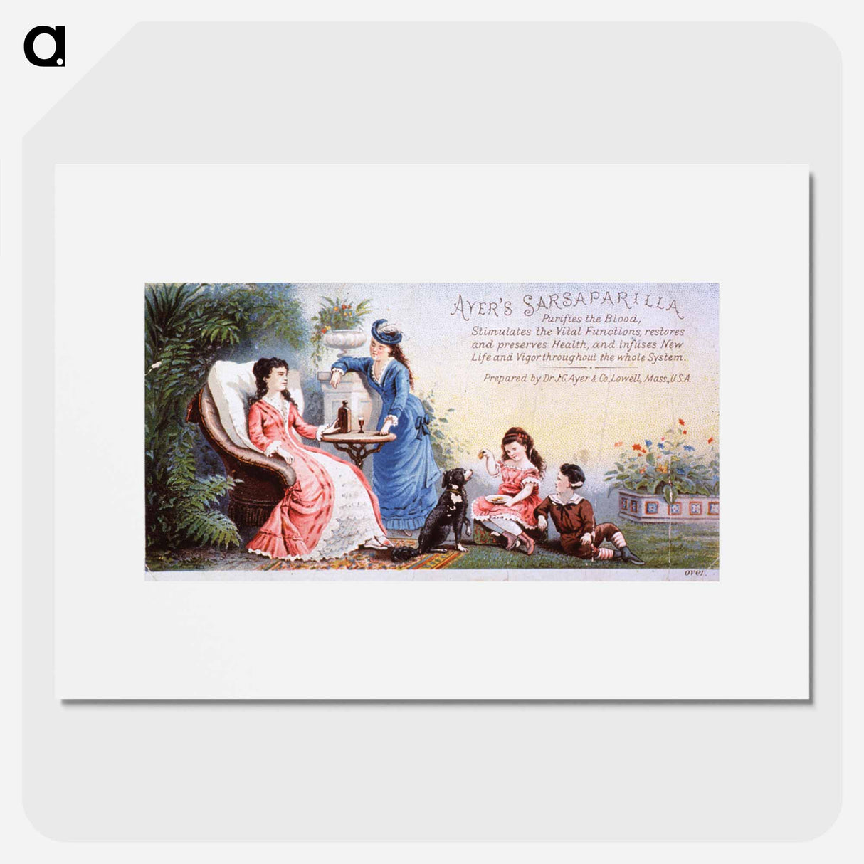 アートポスター-Ayer's Sarsaparilla Advertisement
 - 国立医学図書館 Poster.
