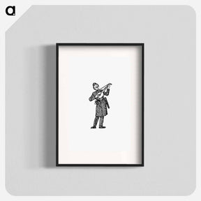 アートポスター-Police Musician from Laughing Ann
 - 大英図書館 Poster.
