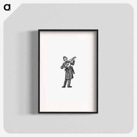 アートポスター-Police Musician from Laughing Ann
 - 大英図書館 Poster.