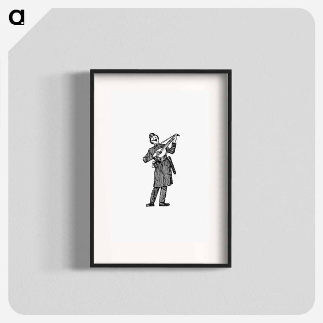 アートポスター-Police Musician from Laughing Ann
 - 大英図書館 Poster.