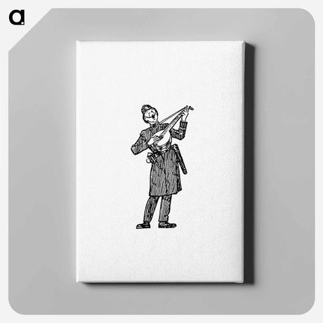 アートパネル-Police Musician from Laughing Ann
 - 大英図書館 Canvas.