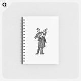 アートメモ帳-Police Musician from Laughing Ann
 - 大英図書館 Memo.