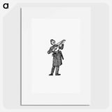 アートポスター-Police Musician from Laughing Ann
 - 大英図書館 Poster.