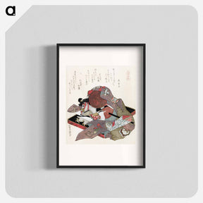 アートポスター-Hokusai's Still Life - 葛飾 北斎 Poster.