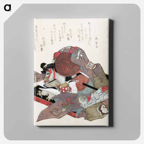 アートパネル-Hokusai's Still Life - 葛飾 北斎 Canvas.
